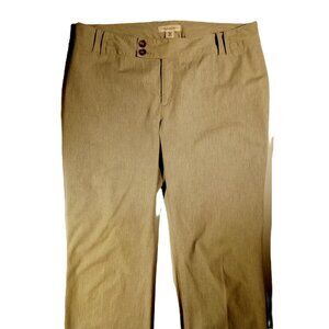 BANANA REPUBLIC Trousers  sz 12P  Light Heather Gray   Contoured Fit  Pants  EUC